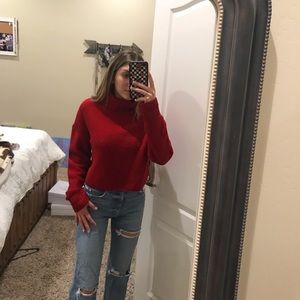 Red Honey Punch turtleneck